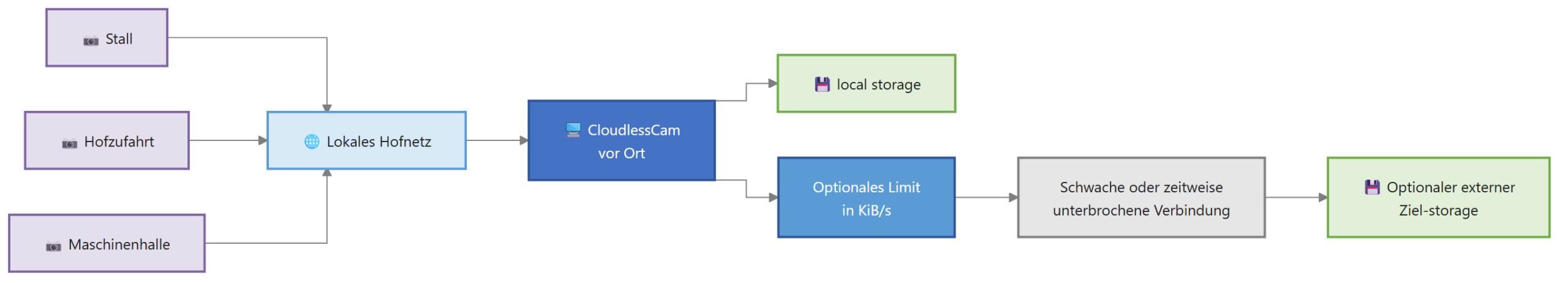 Diagram for Video surveillance: agriculture and local