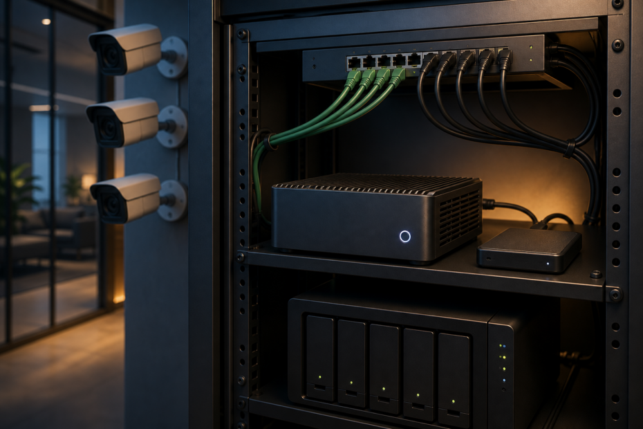 Kompakter Linux-Mini-PC zeichnet mehrere IP-Kameras lokal auf